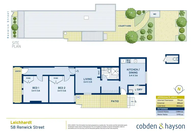 Floorplan of Homely house listing, 58 Renwick Street, Leichhardt NSW 2040
