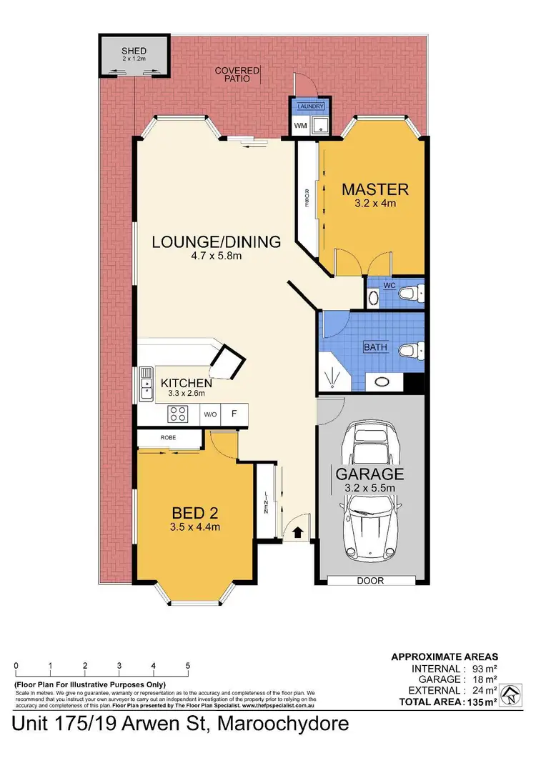 Floorplan of Homely unit listing, 175/19 Arwen Street, Maroochydore QLD 4558