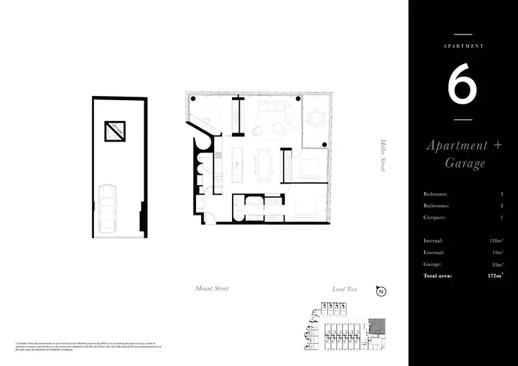 Floorplan of Homely apartment listing, 6/108 Miller Street, Pyrmont NSW 2009