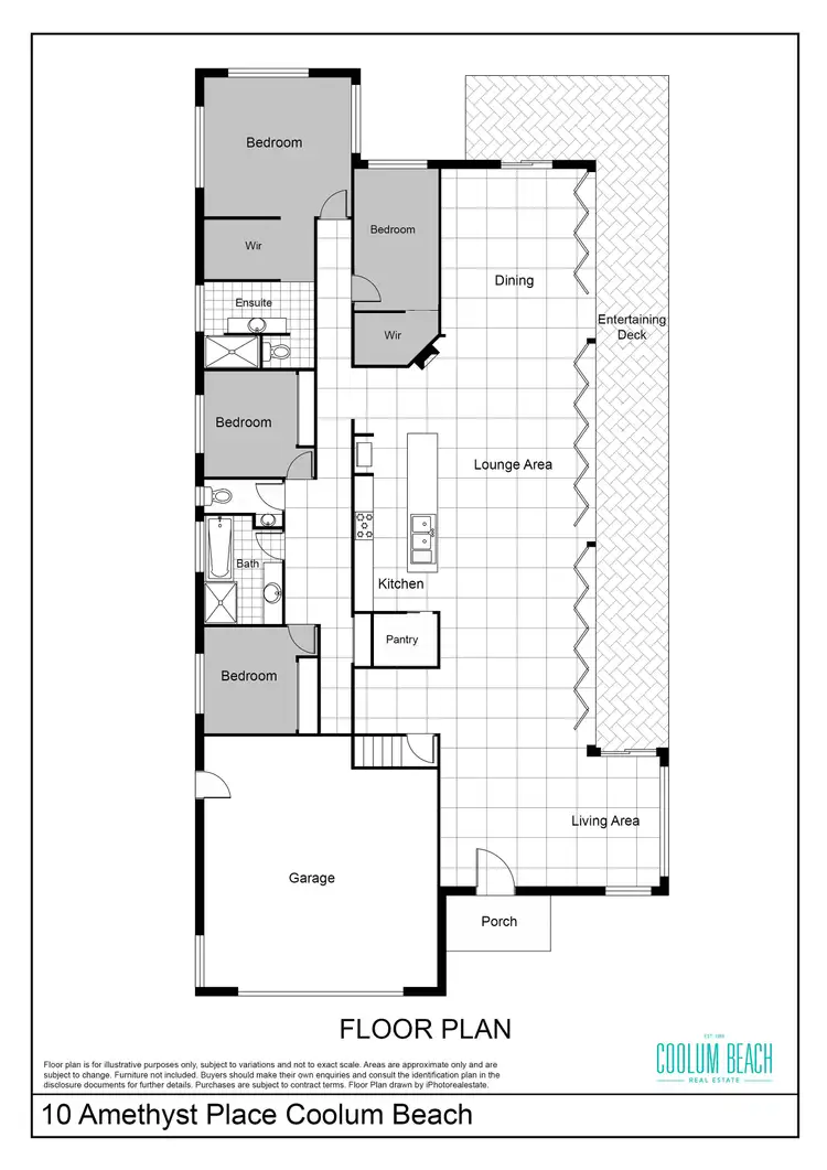 Floorplan of Homely house listing, 10 Amethyst Place, Yaroomba QLD 4573