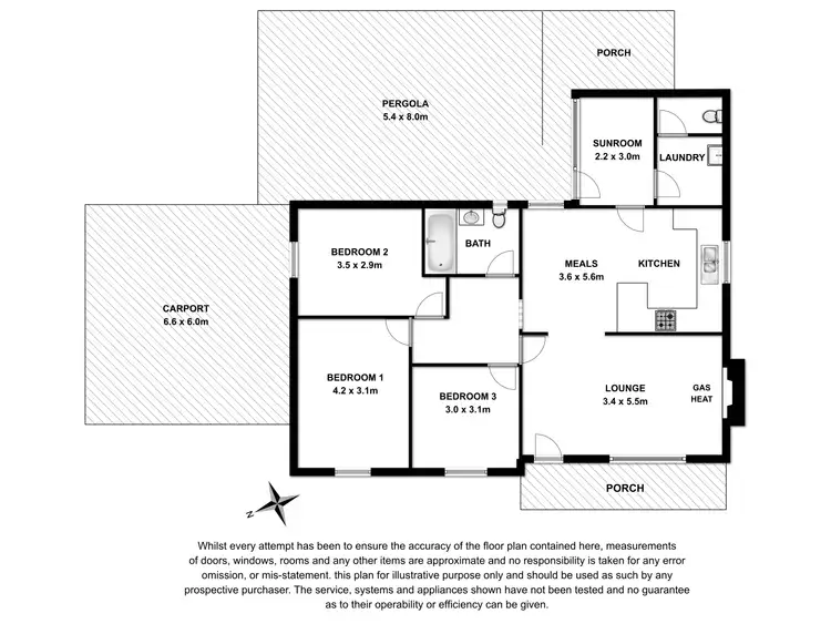 Floorplan of Homely house listing, 77 Crouch South Street, Mount Gambier SA 5290