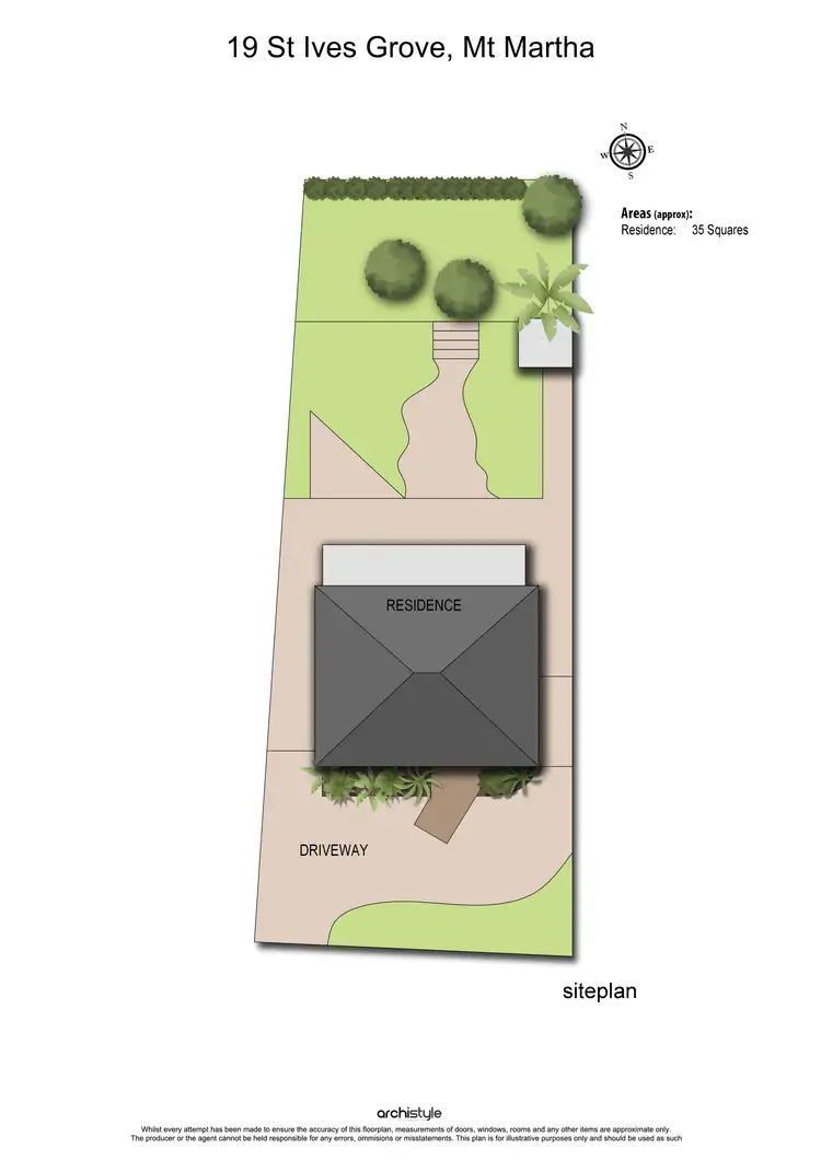 Floorplan of Homely house listing, 19 St Ives Grove, Mount Martha VIC 3934
