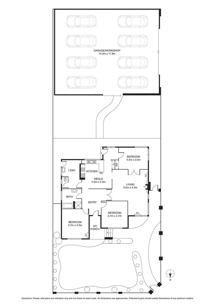 Floorplan of Homely house listing, 86 Harding Street, Coburg VIC 3058