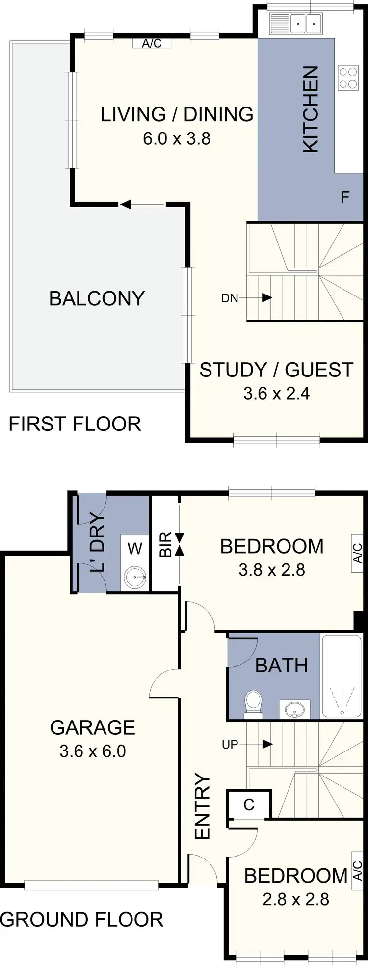 Floorplan of Homely unit listing, 4/7 Cuthbert Street, Broadmeadows VIC 3047