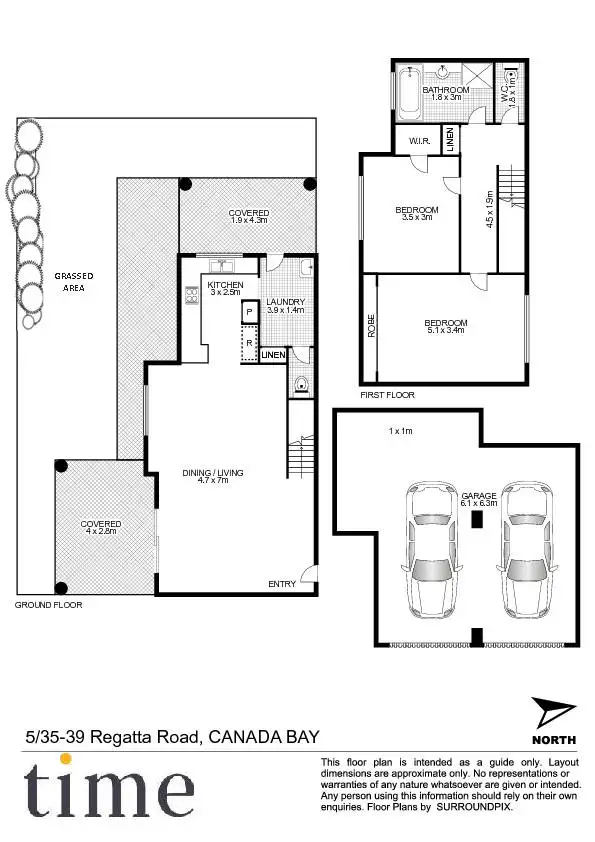 Floorplan of Homely townhouse listing, 5/35-39 Regatta Road, Canada Bay NSW 2046