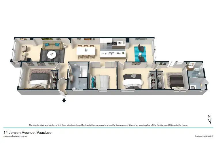 Floorplan of Homely house listing, 14 Jensen Avenue, Vaucluse NSW 2030