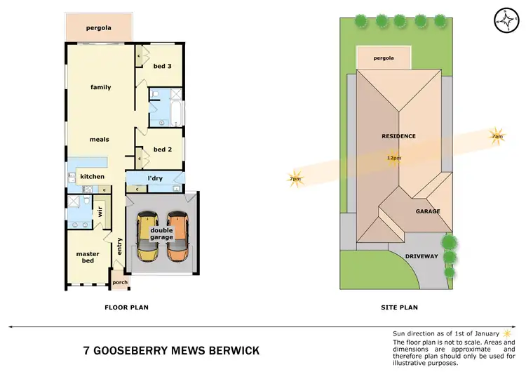 Floorplan of Homely house listing, 7 Gooseberry Mews, Berwick VIC 3806
