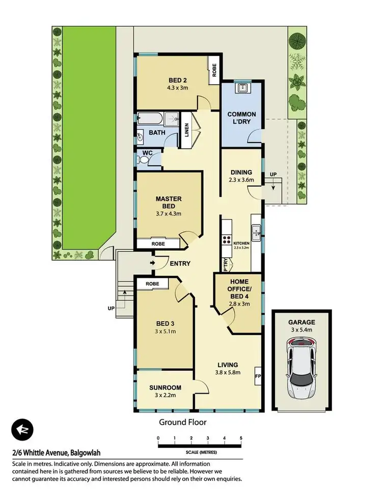 Floorplan of Homely apartment listing, 2/6 Whittle Avenue, Balgowlah NSW 2093