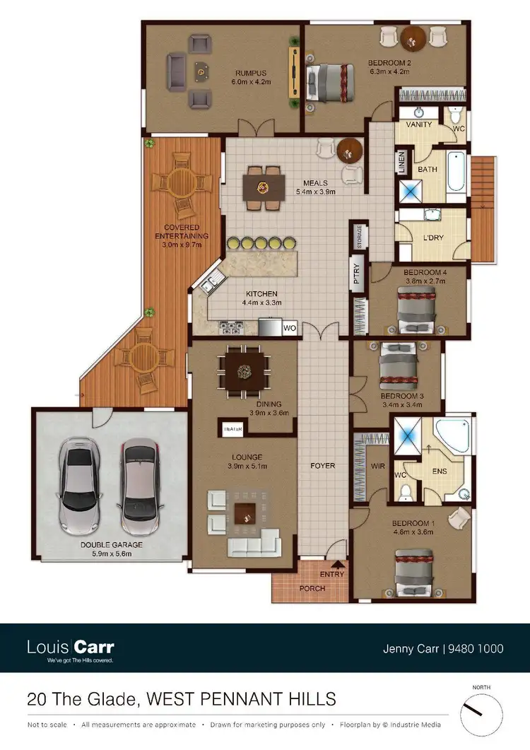 Floorplan of Homely house listing, 20 The Glade, West Pennant Hills NSW 2125