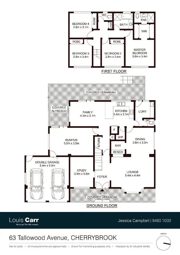 Floorplan of Homely house listing, 63 Tallowwood Avenue, Cherrybrook NSW 2126