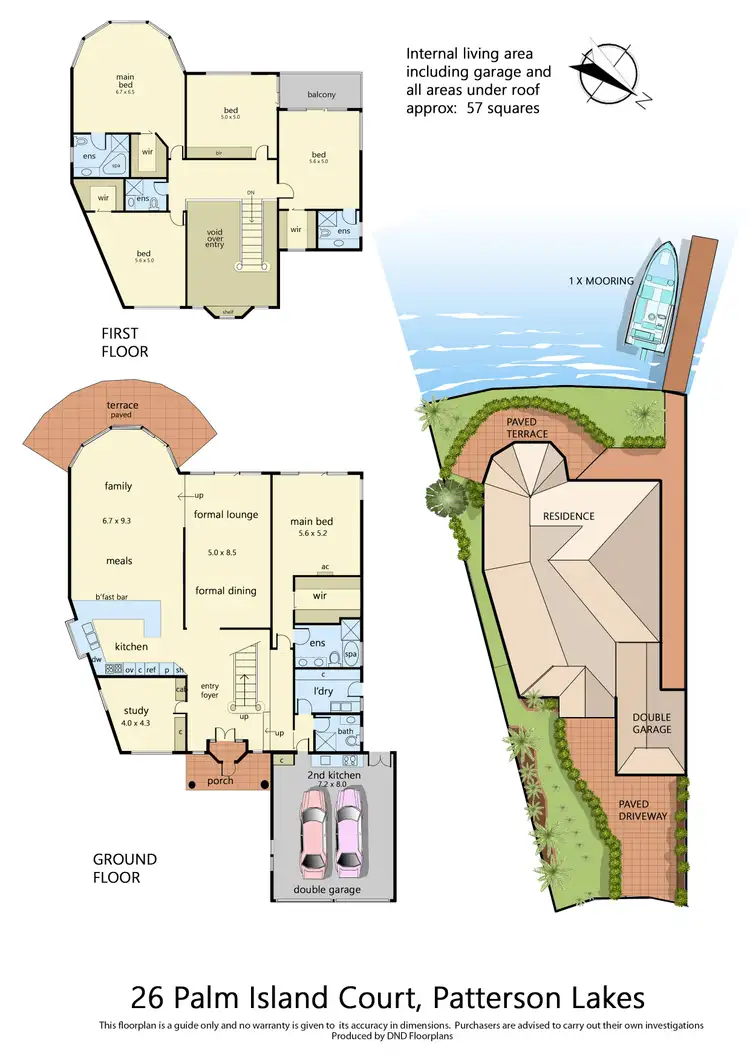 Floorplan of Homely house listing, 26 Palm Island Court, Patterson Lakes VIC 3197