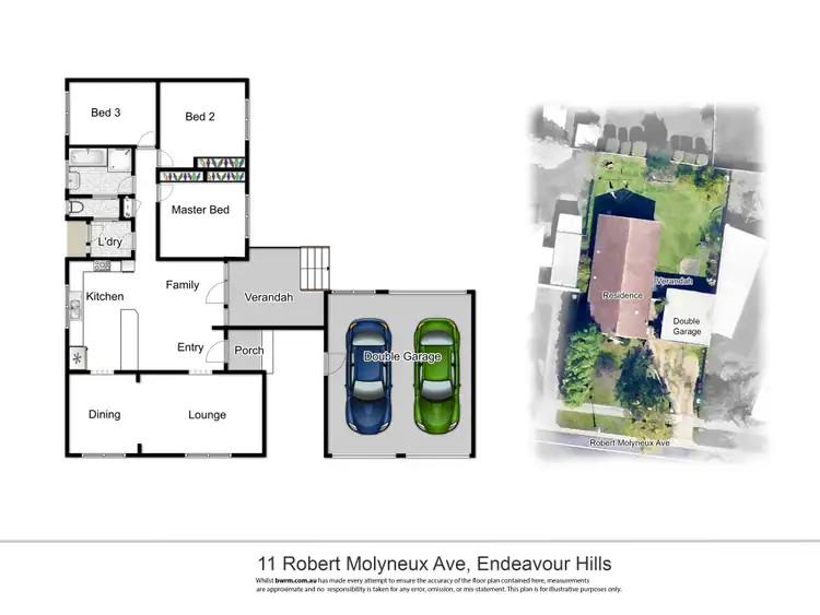 Floorplan of Homely house listing, 11 Robert Molyneux Avenue, Endeavour Hills VIC 3802