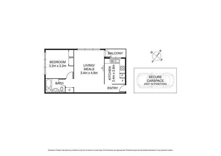 Floorplan of Homely apartment listing, 17/315 Flemington Road, North Melbourne VIC 3051
