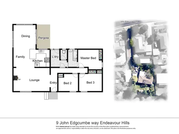 Floorplan of Homely house listing, 9 John Edgcumbe Way, Endeavour Hills VIC 3802