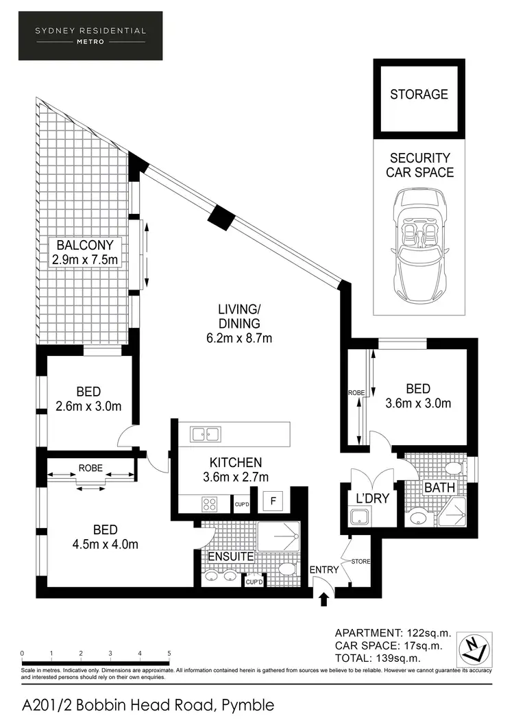 Floorplan of Homely apartment listing, A201/2 Bobbin Head Road, Pymble NSW 2073