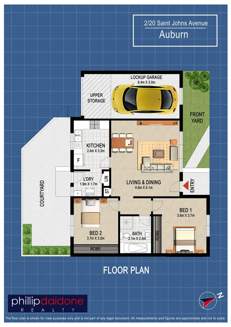 Floorplan of Homely villa listing, Villa 2/20 St Johns Avenue, Auburn NSW 2144