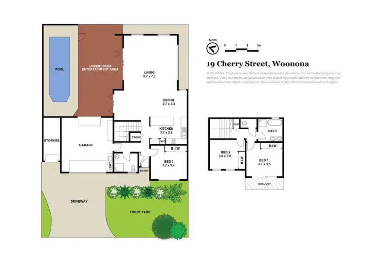 Floorplan of Homely house listing, 19 Cherry Street, Woonona NSW 2517
