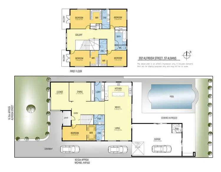 Floorplan of Homely house listing, 202 Alfrieda Street, St Albans VIC 3021