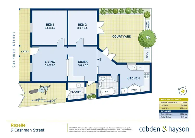 Floorplan of Homely house listing, 9 Cashman Street, Rozelle NSW 2039