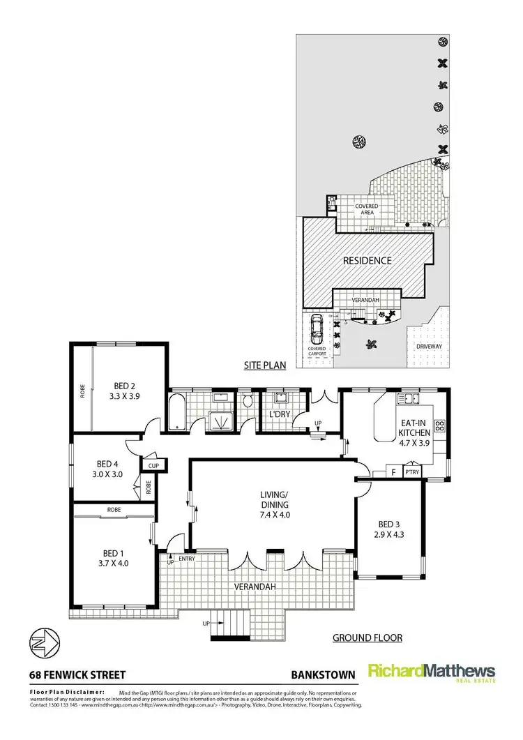 Floorplan of Homely house listing, 68 Fenwick Street, Bankstown NSW 2200