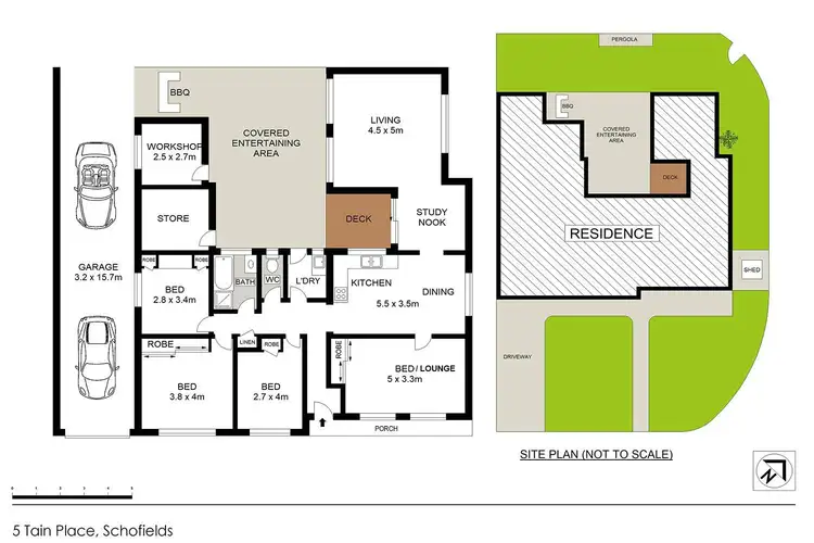 Floorplan of Homely house listing, 5 Tain Place, Schofields NSW 2762