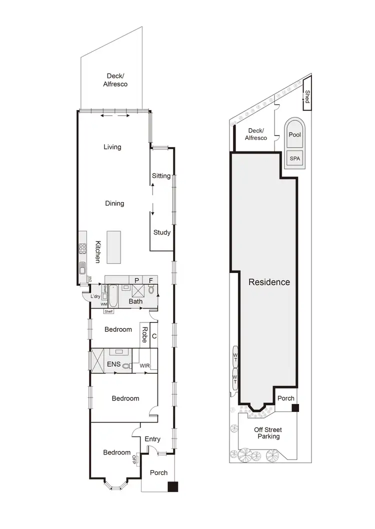 Floorplan of Homely house listing, 431 St Kilda Street, Elwood VIC 3184