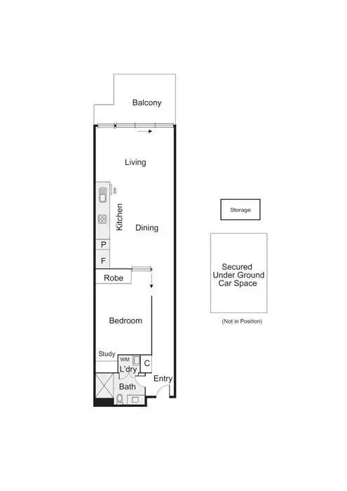 Floorplan of Homely apartment listing, 103/356 Barkly Street, Elwood VIC 3184