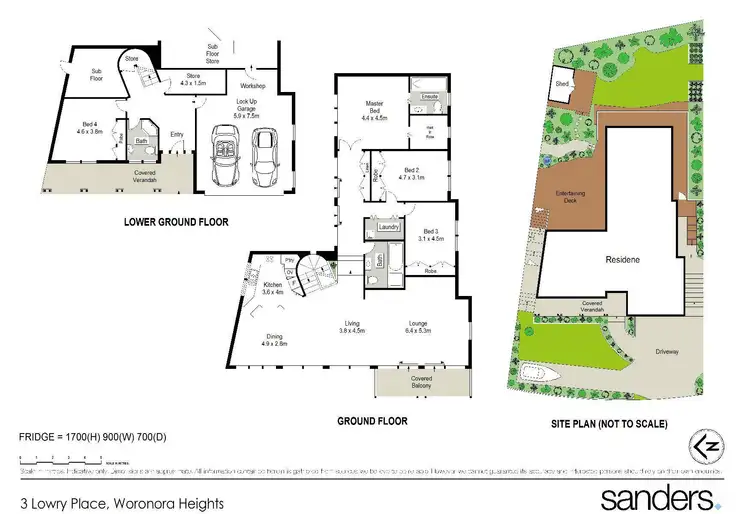 Floorplan of Homely house listing, 3 Lowry Place, Woronora Heights NSW 2233