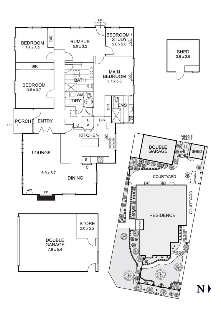 Floorplan of Homely house listing, 20 Major Street, Doncaster East VIC 3109