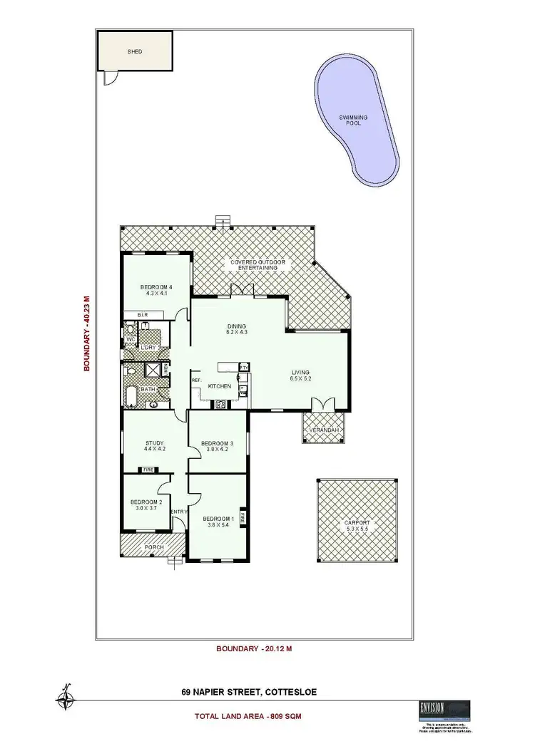 Floorplan of Homely house listing, 69 Napier Street, Cottesloe WA 6011