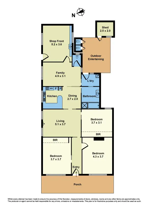 Floorplan of Homely house listing, 1 Hyde Street, Footscray VIC 3011