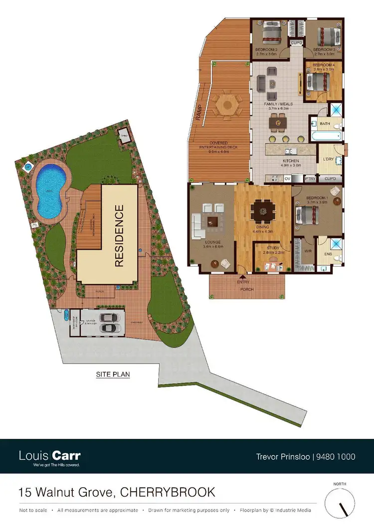 Floorplan of Homely house listing, 15 Walnut Grove, Cherrybrook NSW 2126