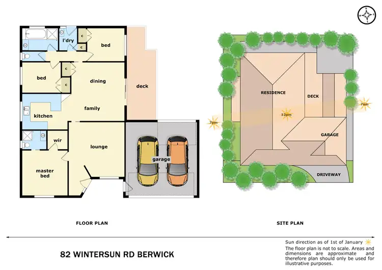 Floorplan of Homely house listing, 82 Wintersun Road, Berwick VIC 3806
