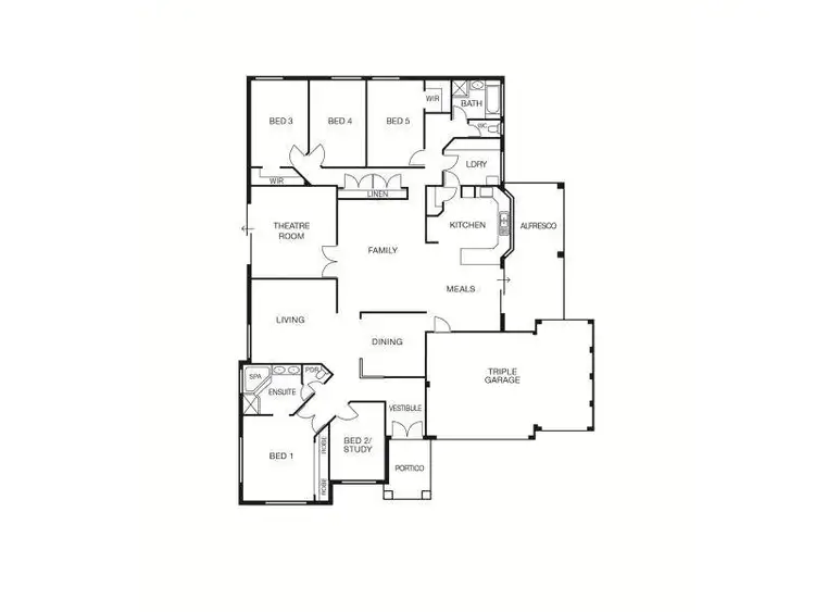 Floorplan of Homely house listing, 11 Petworth Drive, The Vines WA 6069