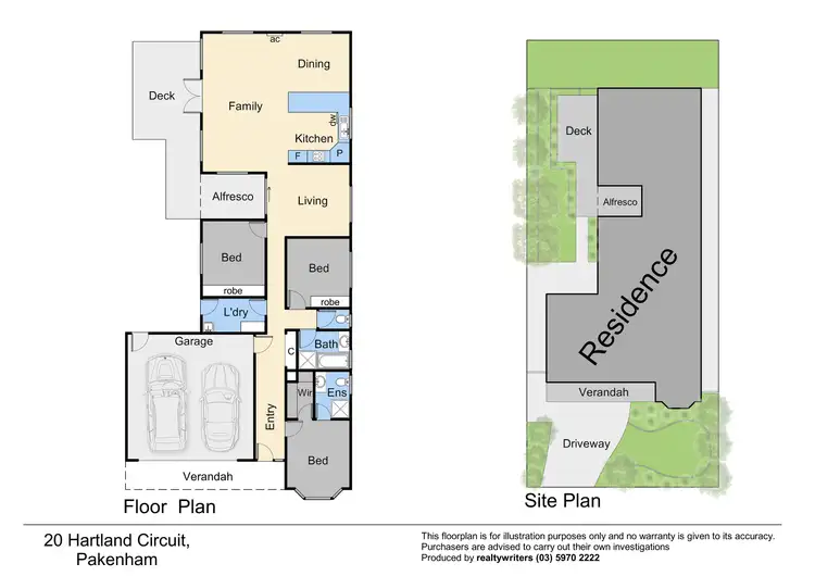 Floorplan of Homely house listing, 20 Hartland Circuit, Pakenham VIC 3810