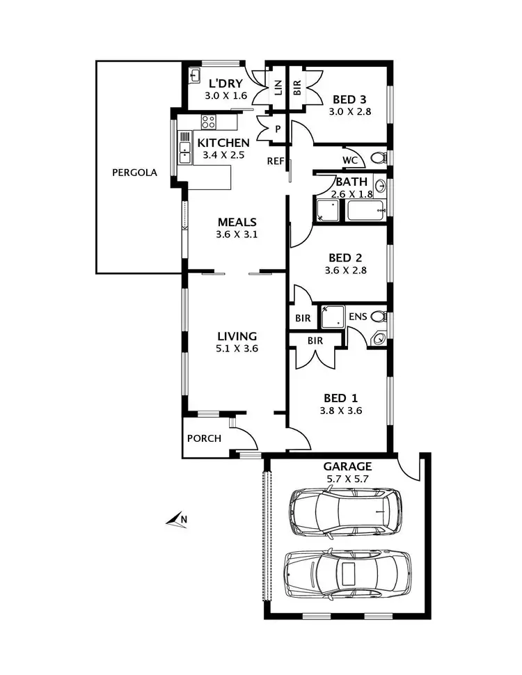 Floorplan of Homely house listing, 34 The Boulevard, Gisborne VIC 3437