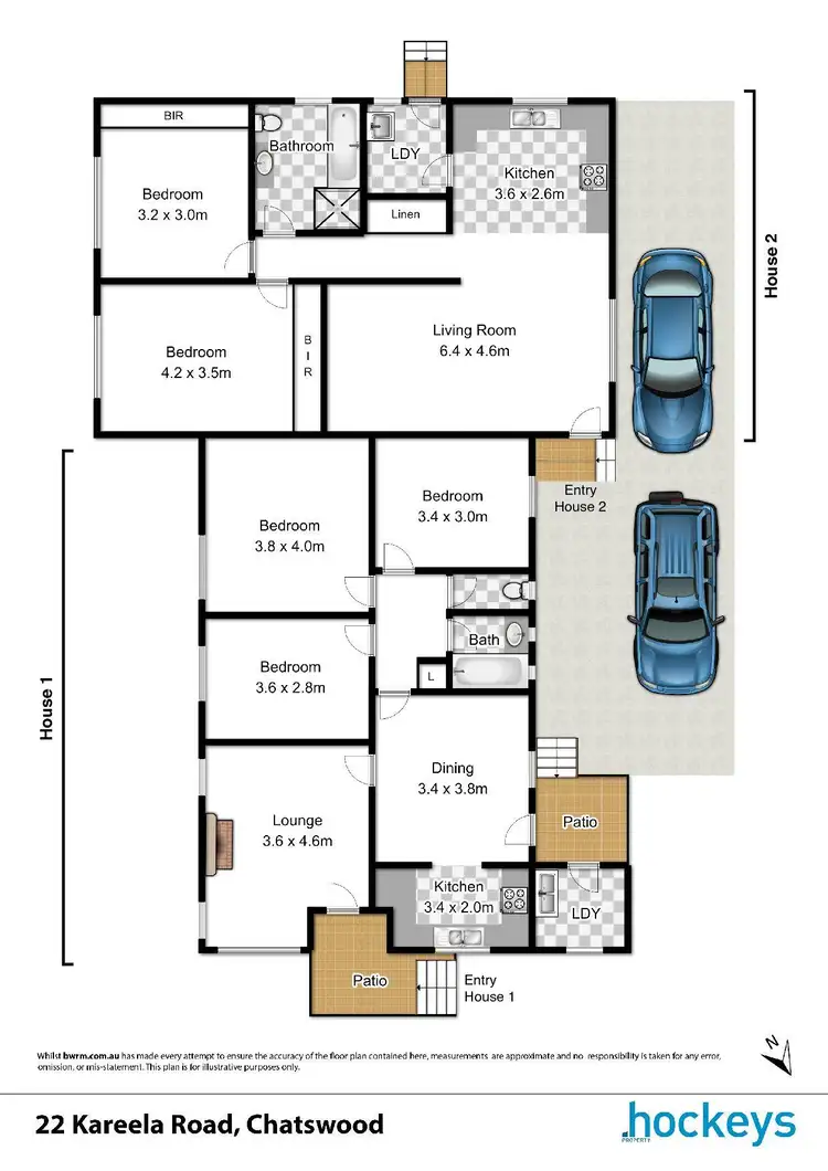 Floorplan of Homely house listing, 22 Kareela Road, Chatswood NSW 2067