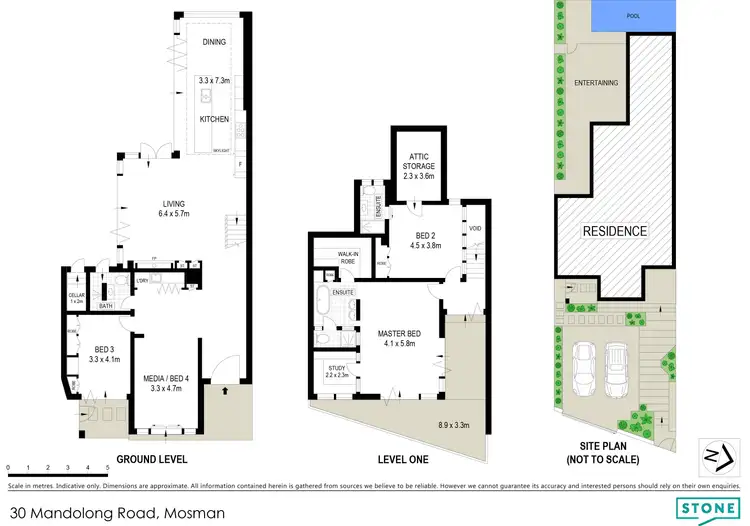 Floorplan of Homely house listing, 30 Mandolong Road, Mosman NSW 2088