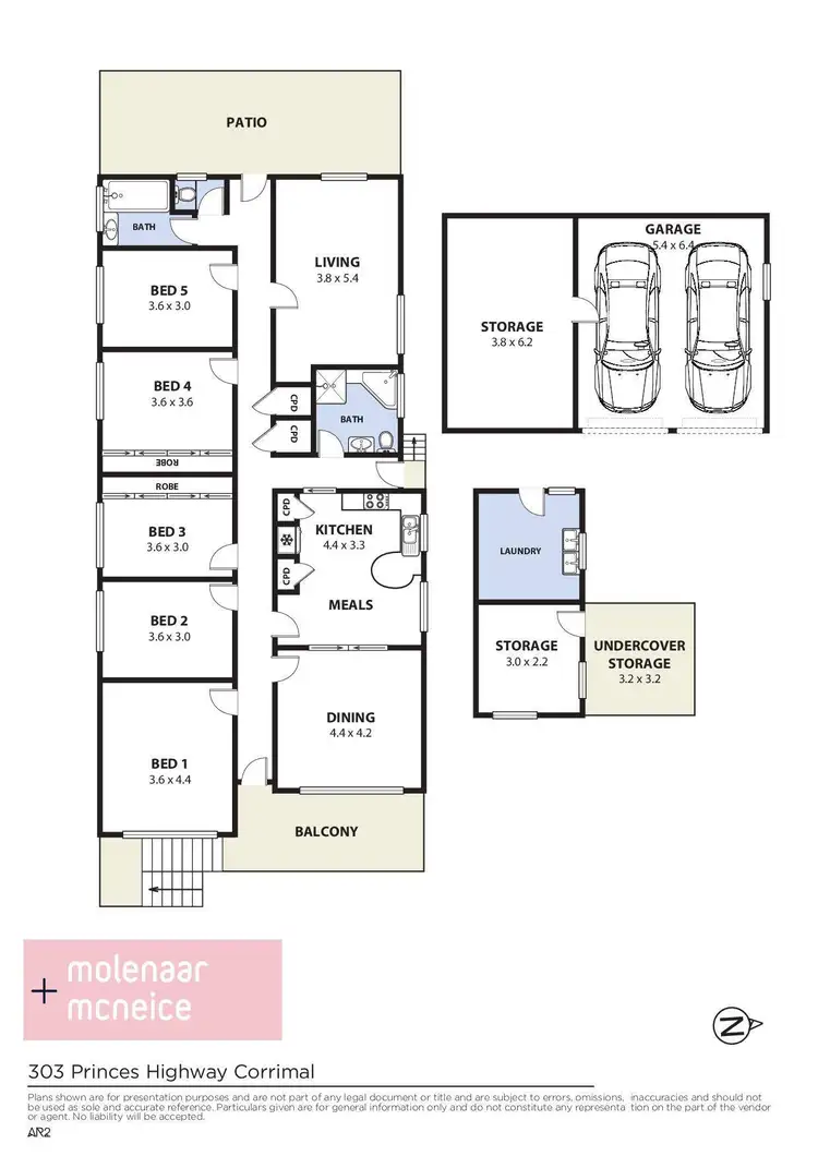 Floorplan of Homely house listing, 303 Princes Highway, Corrimal NSW 2518