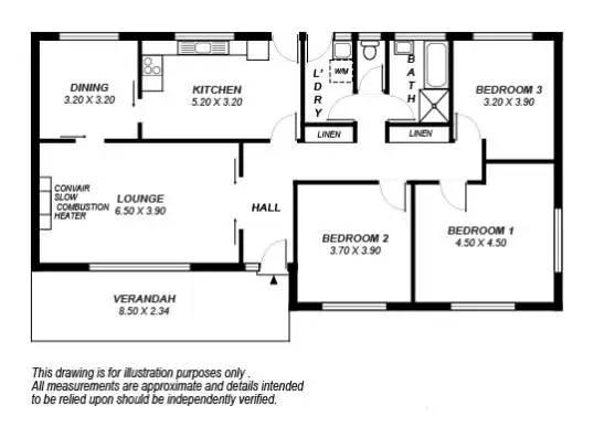 Floorplan of Homely house listing, 8 First Street, Napperby SA 5540