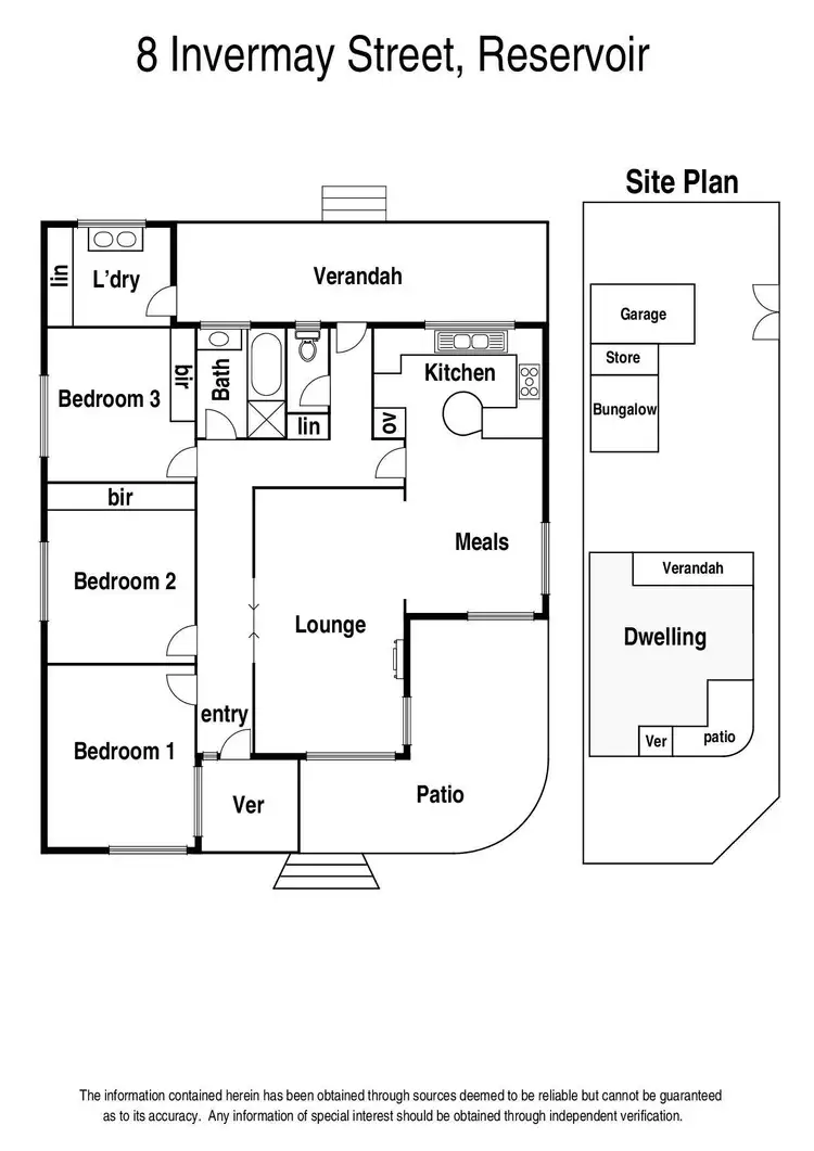 Floorplan of Homely house listing, 8 Invermay Street, Reservoir VIC 3073