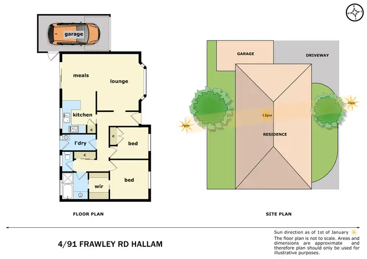 Floorplan of Homely house listing, 4/91 Frawley Road, Hallam VIC 3803