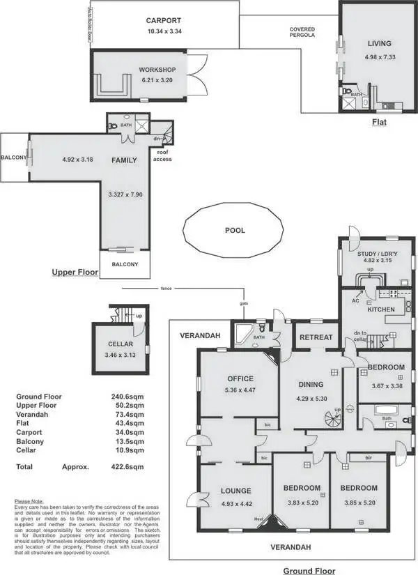 Floorplan of Homely house listing, 173 Esplanade, Largs Bay SA 5016