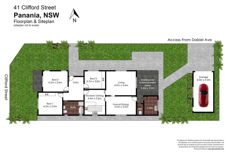 Floorplan of Homely house listing, 41 Clifford Street, Panania NSW 2213