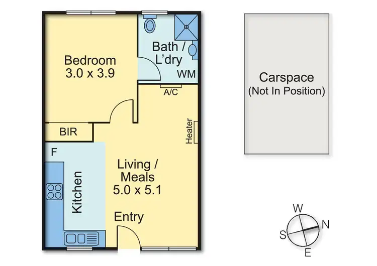 Floorplan of Homely apartment listing, 8/56 Pender Street, Thornbury VIC 3071
