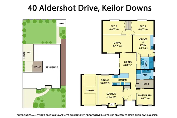 Floorplan of Homely house listing, 40 Aldershot Drive, Keilor Downs VIC 3038