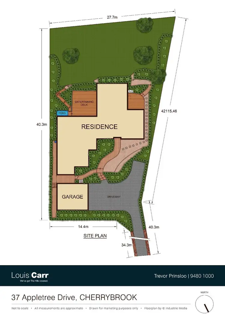 Floorplan of Homely house listing, 37 Appletree Drive, Cherrybrook NSW 2126