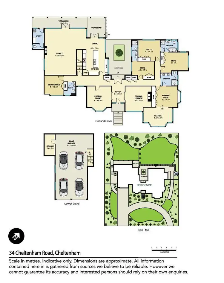 Floorplan of Homely house listing, 34 Cheltenham Road, Cheltenham NSW 2119