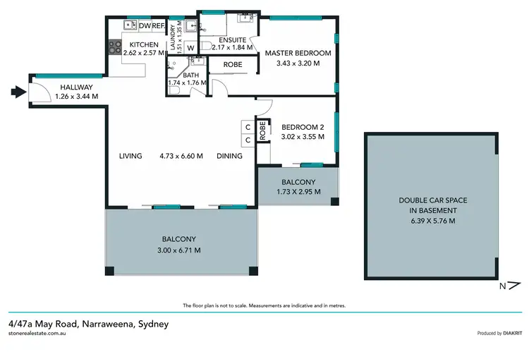 Floorplan of Homely apartment listing, 4/47a May Road, Narraweena NSW 2099