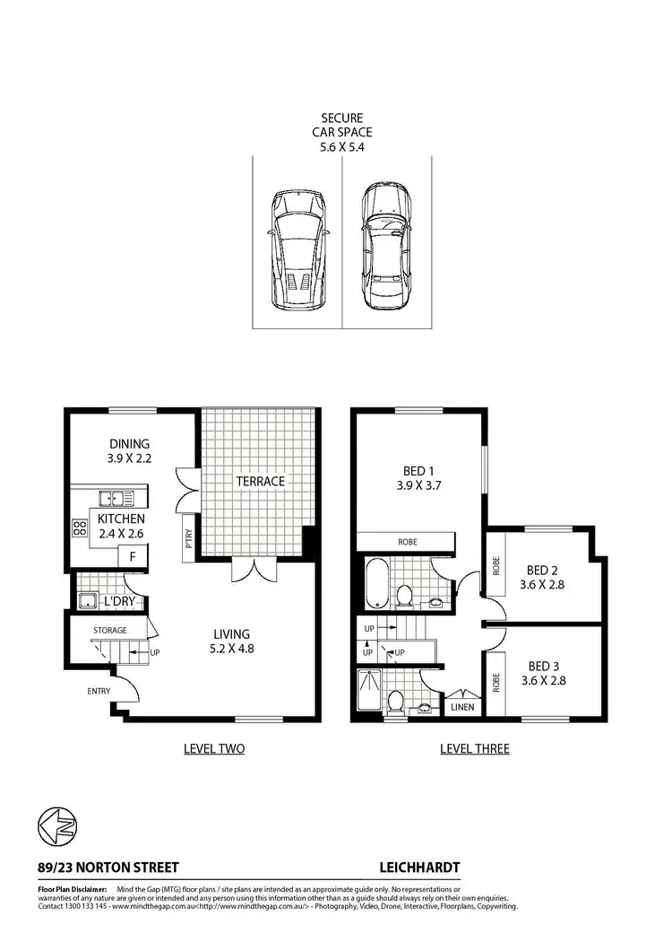 Floorplan of Homely unit listing, 89/23 Norton Street, Leichhardt NSW 2040